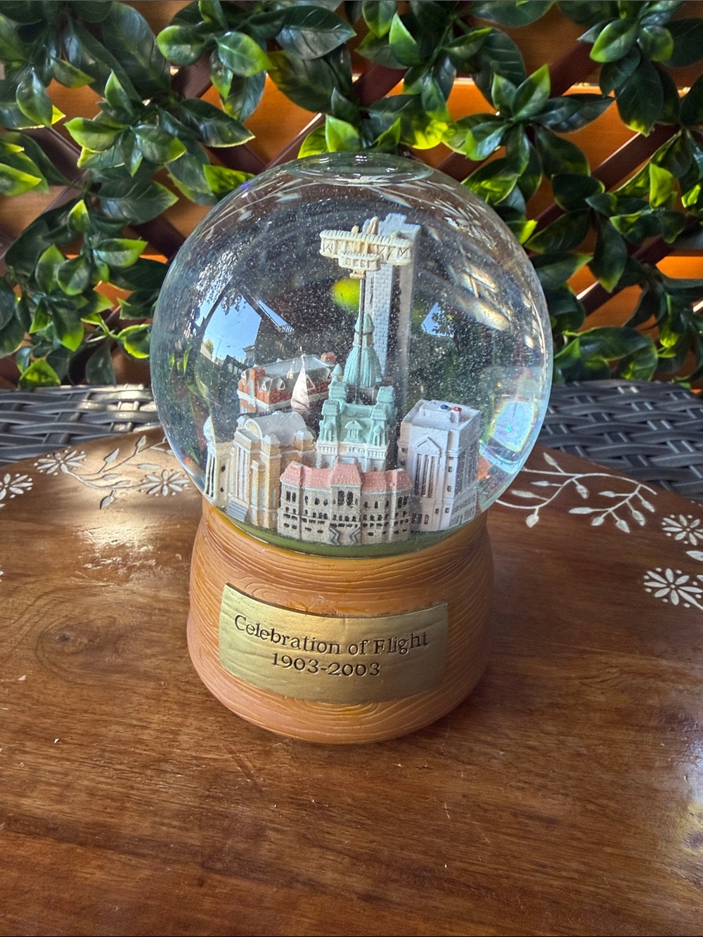 Three Jays Imports Celebration of Flight 1903-2003 Commemorative Snow Globe